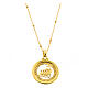 Jubilee 2025 necklace of gold plated 925 silver by Agios s1