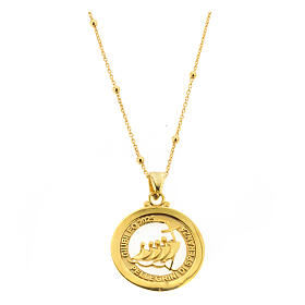 Jubilee 2025 necklace gold sterling silver, Agios