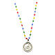 Necklace of Jubilee 2025, 925 silver and multicoloured crystals, Agios Gioielli s4