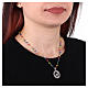 Collana Giubileo 2025 argento 925 cristalli multicolor Agios s2