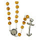 Steel rosary with 0.24 in beads, olivewood finish, Jubilee by Endless s3