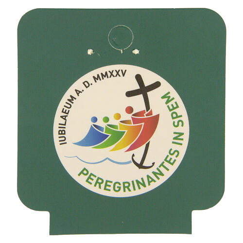 Jubiläums-Rosenkranz mit schwarzen Glasperlen und goldenem Kreuz Endless 5