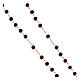 Jubilee Rosary red glass beads glass gold cross, Endless s4