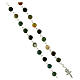 Necklace with Indian agate beads and Jubilee symbols by Endless s5