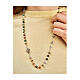 Necklace with Indian agate beads and Jubilee symbols by Endless s6