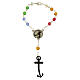 Decade bracelet colored crystal beads Jubilee anchor cross, Endless s1