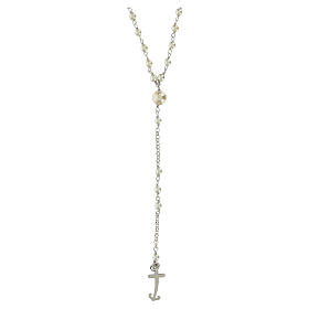 Jubilee rosary with 925 silver beads and freshwater pearl by Endless