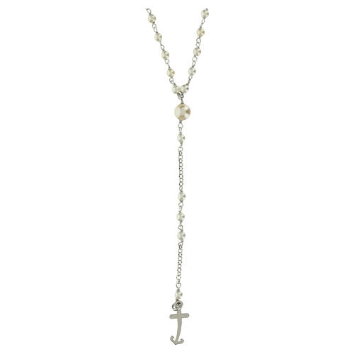 Rosario Giubileo perline argento 925 perla di fiume Endless 1