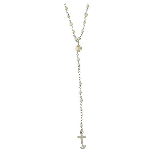 Rosario Giubileo perline argento 925 perla di fiume Endless 2