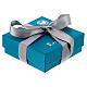 Rosario Giubileo gemme blu argento 925 perla di fiume Endless s6