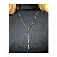Rosario Giubileo gemme nere argento 925 perla di fiume Endless s2