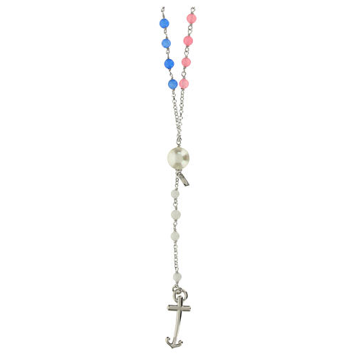 Chapelet Jubilé grains cristaux colorés argent 925 Endless 1