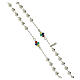 Jubilee rosary 925 silver beads with colored crystals, Endless s4