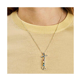 Necklace of Jubilee 2025 by Endless, Anima Forte, cross of 925 silver and crystals