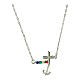 Collier Jubilé croix âme lumineuse argent 925 cristaux Endless s1