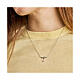 Collier Jubilé croix âme lumineuse argent 925 cristaux Endless s2