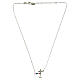 Collier Jubilé croix âme lumineuse argent 925 cristaux Endless s5