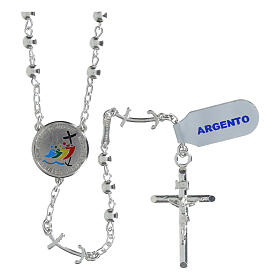 Rosario Giubileo 2025 argento 925 grani 0,3 cm