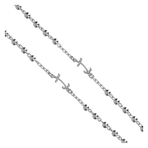 Rosario Giubileo 2025 argento 925 grani 0,3 cm 3