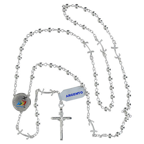 Rosario Giubileo 2025 argento 925 grani 0,3 cm 4