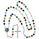 Rosario Giubileo 2025 argento 925 grani cristallo 0,6 cm s4