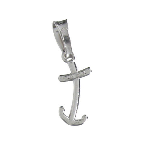 Jubiläumsanhänger Kreuz-Anker Silber 925 2