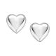 Orecchini AMEN argento 925 rodiato cuore 13 mm s1