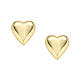 AMEN earrings of gold plated 925 silver, 0.4 in heart s1