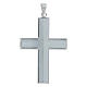 Pendentif croix 5x5 cm argent 925 s2