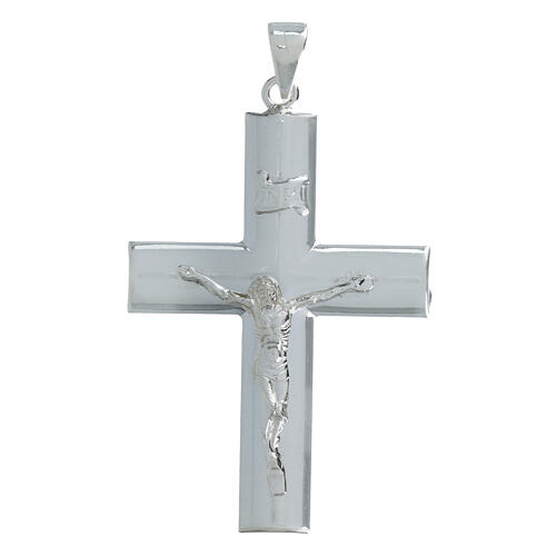 Pendente croce 5x5 cm argento 925 1
