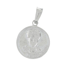 Silbermedaille Carlo Acutis 925, 1,5 cm