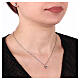 Collana cuore piccolo acciaio inox s2