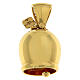Ciondolo a campana logo Giubileo argento 925 placcato oro Endless s2