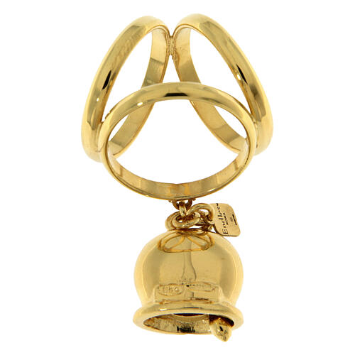 Gold plated 925 silver scarf clip with Jubilee logo by Endless 2