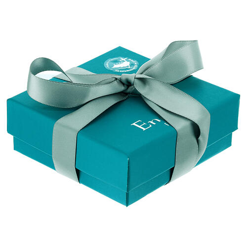 Ciondolo cristalli logo Giubileo argento 925 placcato oro Endless 4