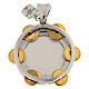 Ciondolo tamburino logo Giubileo argento 925 placcato oro Endless s3