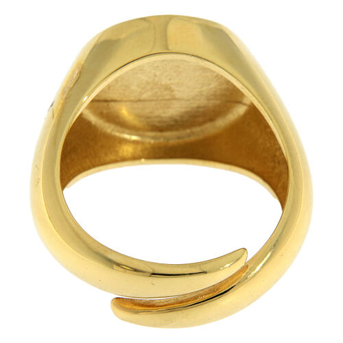 Anillo chevalier logotipo Jubileo plata 925 chapada oro Endless 4