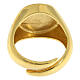 Chevalier ring with Jubilee logo 925 silver gold-plated by Endless s4