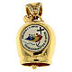 Colgante redondo logotipo Jubileo plata 925 chapada oro Endless s1