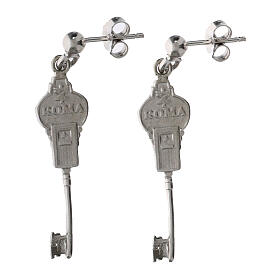 Pair of earrings with Key of Jubilee 2025, limited edition