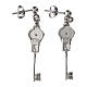 Pair of Earrings with Jubilee 2025 Keys, Limited Edition s1