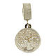 Colgante plateado Árbol de la Vida dorado rodiado s3