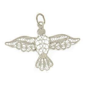 Pendentif Saint-Esprit en filigrane argent