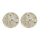 Gold-plated Tree of Life earrings with rhodium-plated 925 silver filigree s3