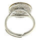 Anillo ajustable plata 925 con filigrana y árbol de la vida dorado s3