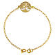 Pulsera dorada árbol de la vida con filigrana plata 925 s1