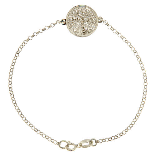 Armband, Silber 925, Lebensbaum mit Silberfiligran 2