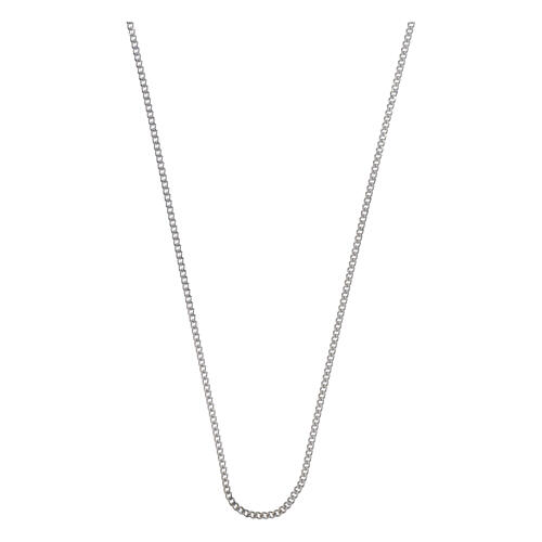 Collar 70 cm plata 925 grumet con corte de diamante 1