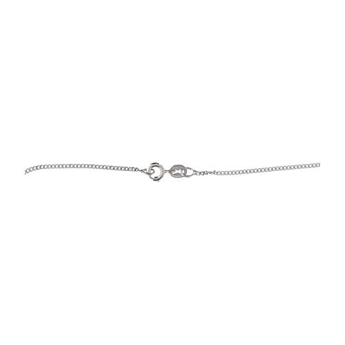 Collar 70 cm plata 925 grumet con corte de diamante 3