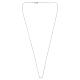 Collar 70 cm plata 925 grumet con corte de diamante s2